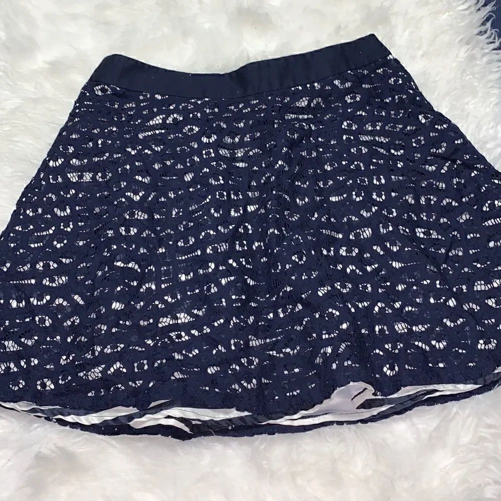 The Limited navy skirt